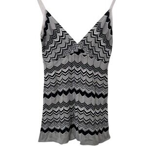 Koton Cami Fun Knit ZigZag Flirty Y2K Inspired Modern Flattering Euro Style Med